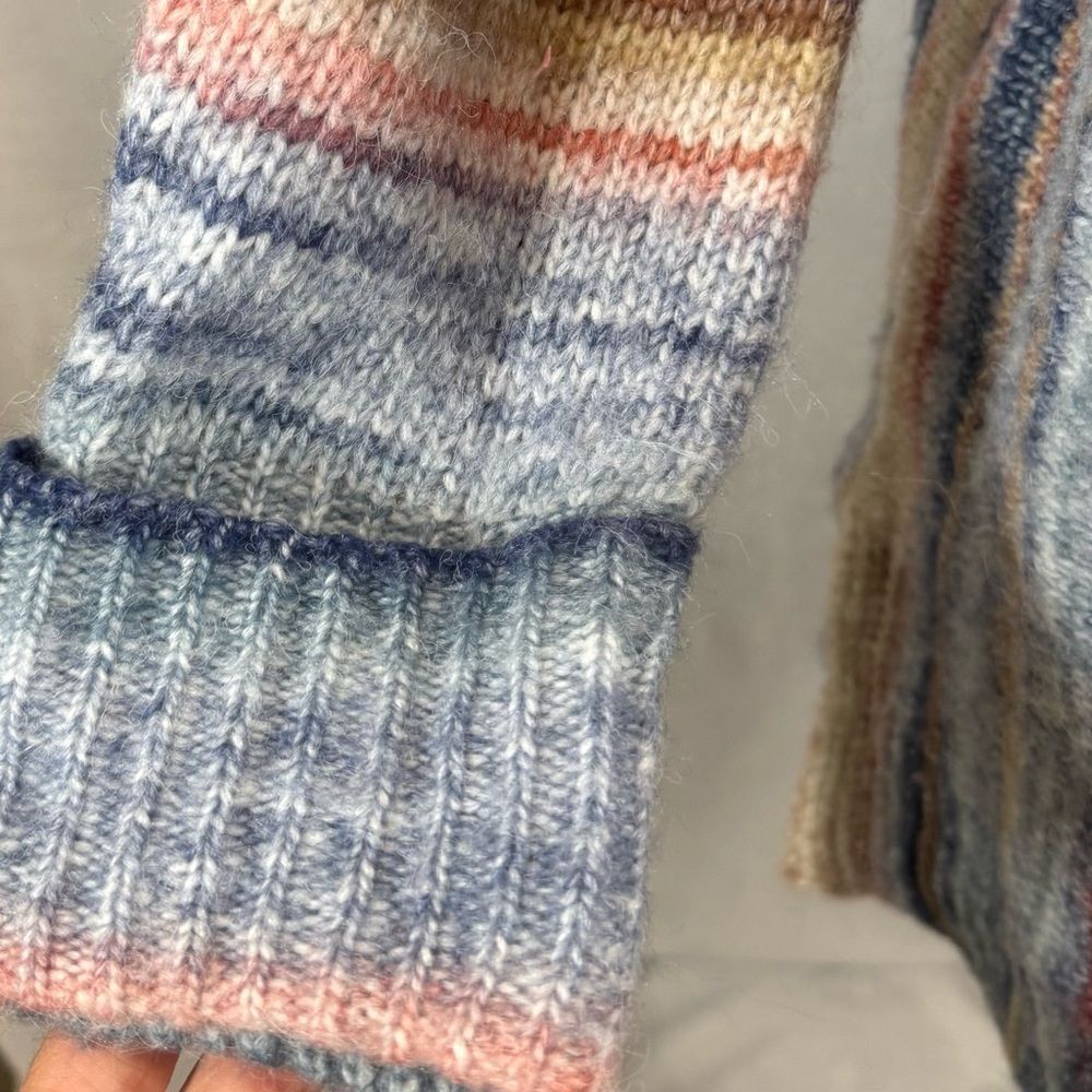 Violet Ruby wool blend soft colors turtleneck swe… - image 3